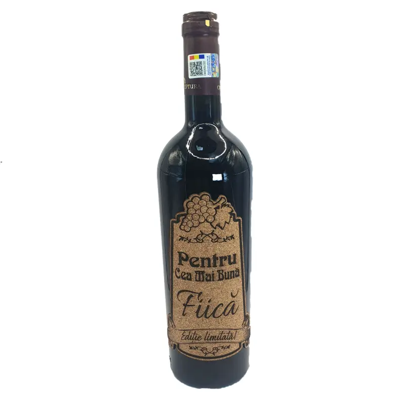 Pentru cea mai buna fiica, eticheta pluta cu mesaj